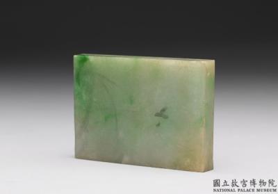 图片[2]-Jadeite rectangular object, Qing dynasty (1644-1911)-China Archive